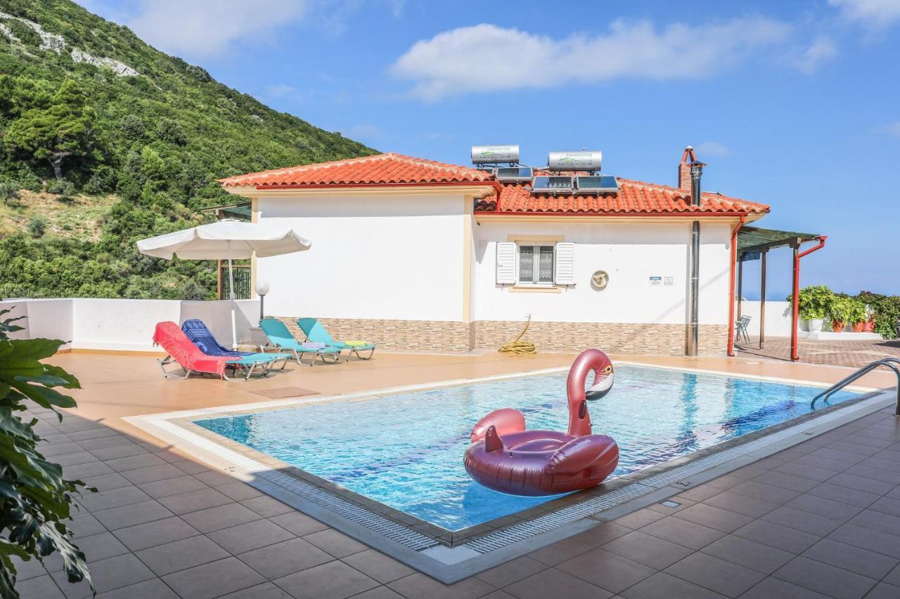 Villa Mitzelos Moni Evaggelistrias Экстерьер фото